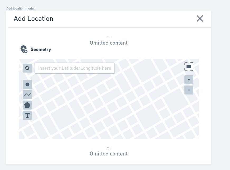 Geospatial metadata previewer - Go to place